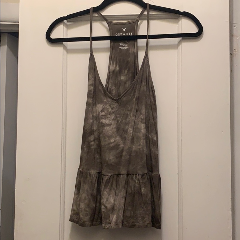 AEO Soft & Sexy tank size S in army tie dye